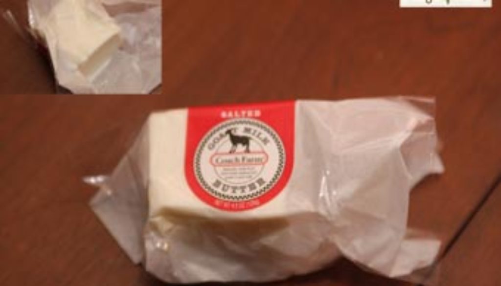 Friday Food Finds: Goat’s Milk Butter